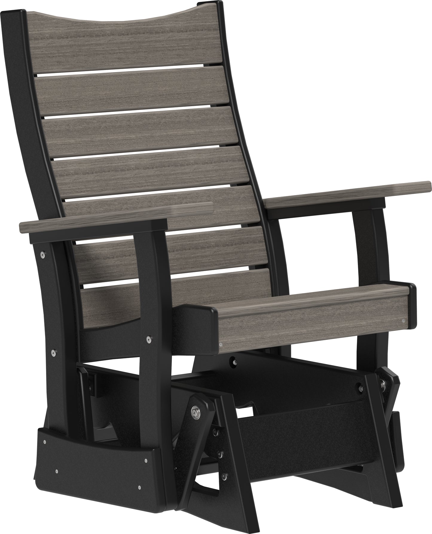 LuxCraft Recycled Plastic 2' Contour Glider - LEAD TIME TO SHIP 7 BUSINESS DAYS OR LESS