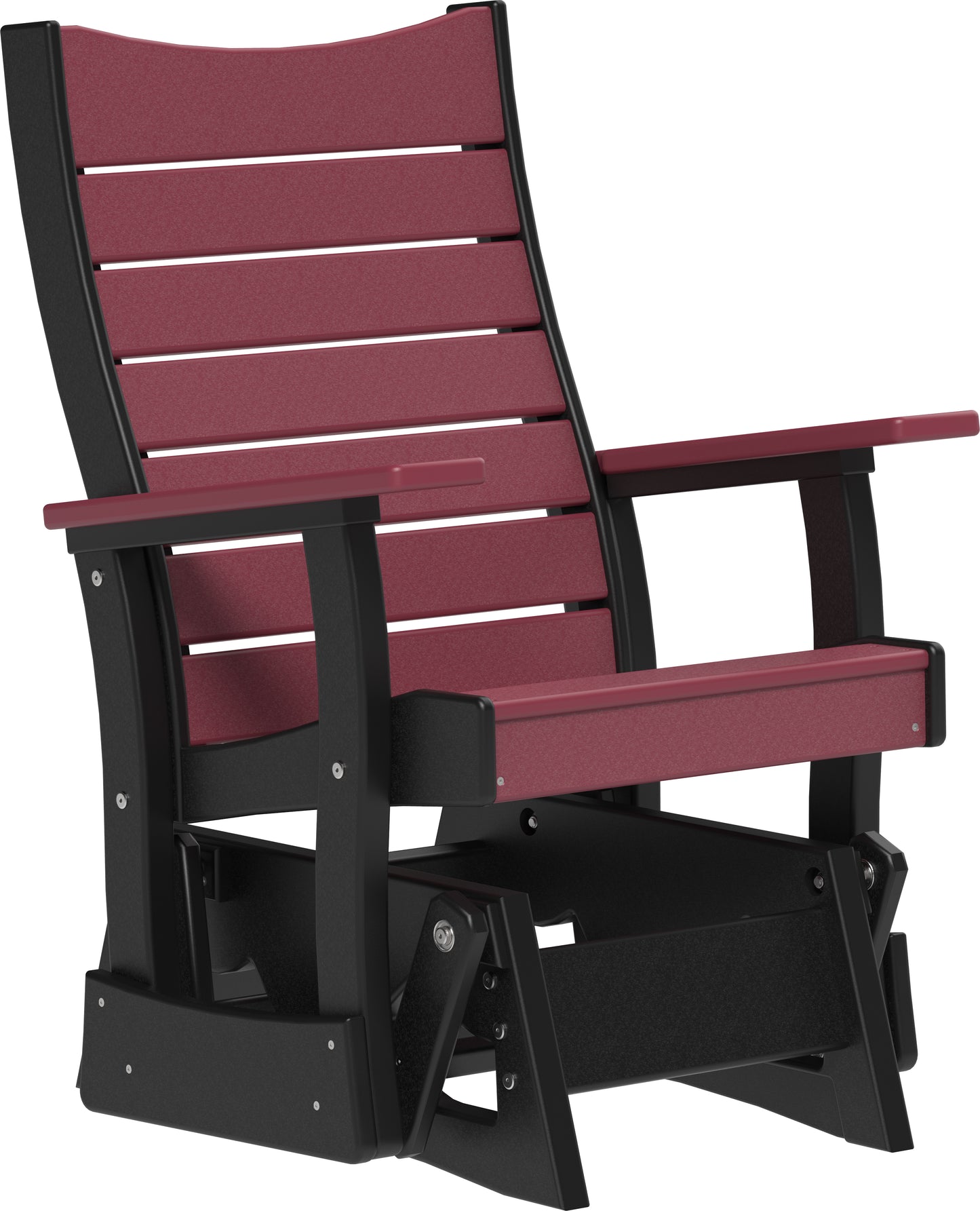 LuxCraft Recycled Plastic 2' Contour Glider - LEAD TIME TO SHIP 7 BUSINESS DAYS OR LESS