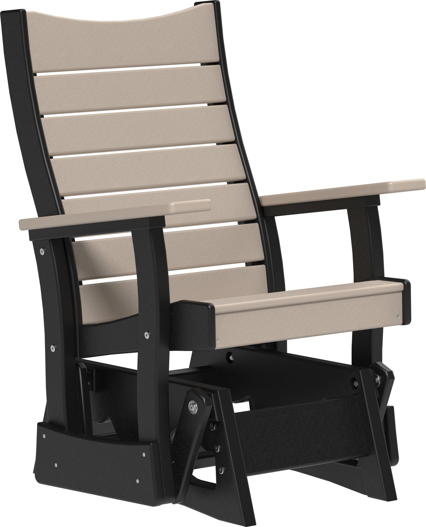 LuxCraft Recycled Plastic 2' Contour Glider - LEAD TIME TO SHIP 7 BUSINESS DAYS OR LESS