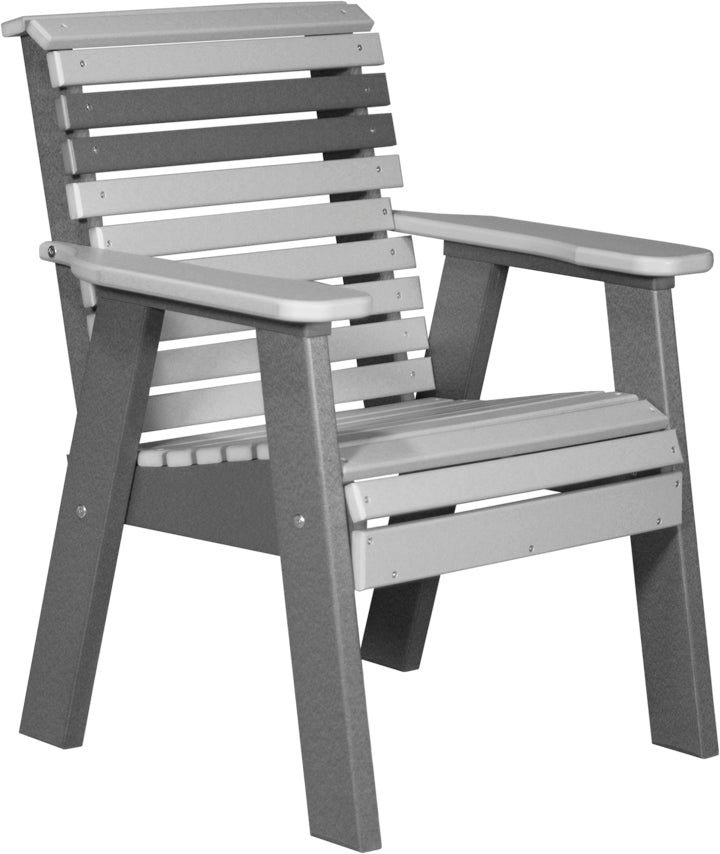 LuxCraft Plain Rollback Recycled Plastic 2ft Chair  - LEAD TIME TO SHIP 10 to 12 BUSINESS DAYS