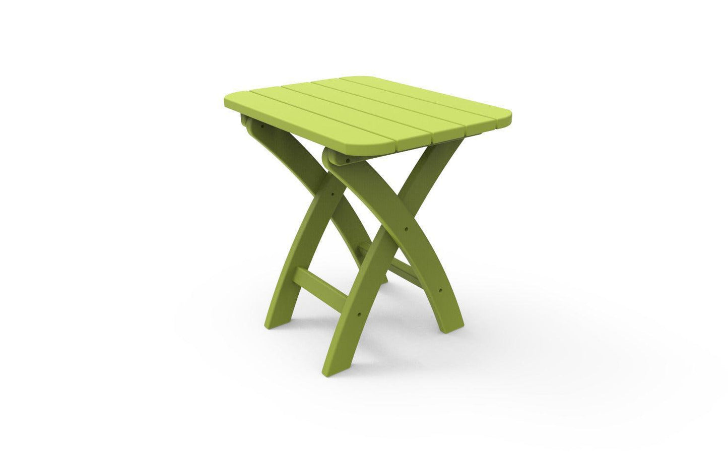 Seaside Casual Recycled Plastic Coastline Harbor View Folding Side Table