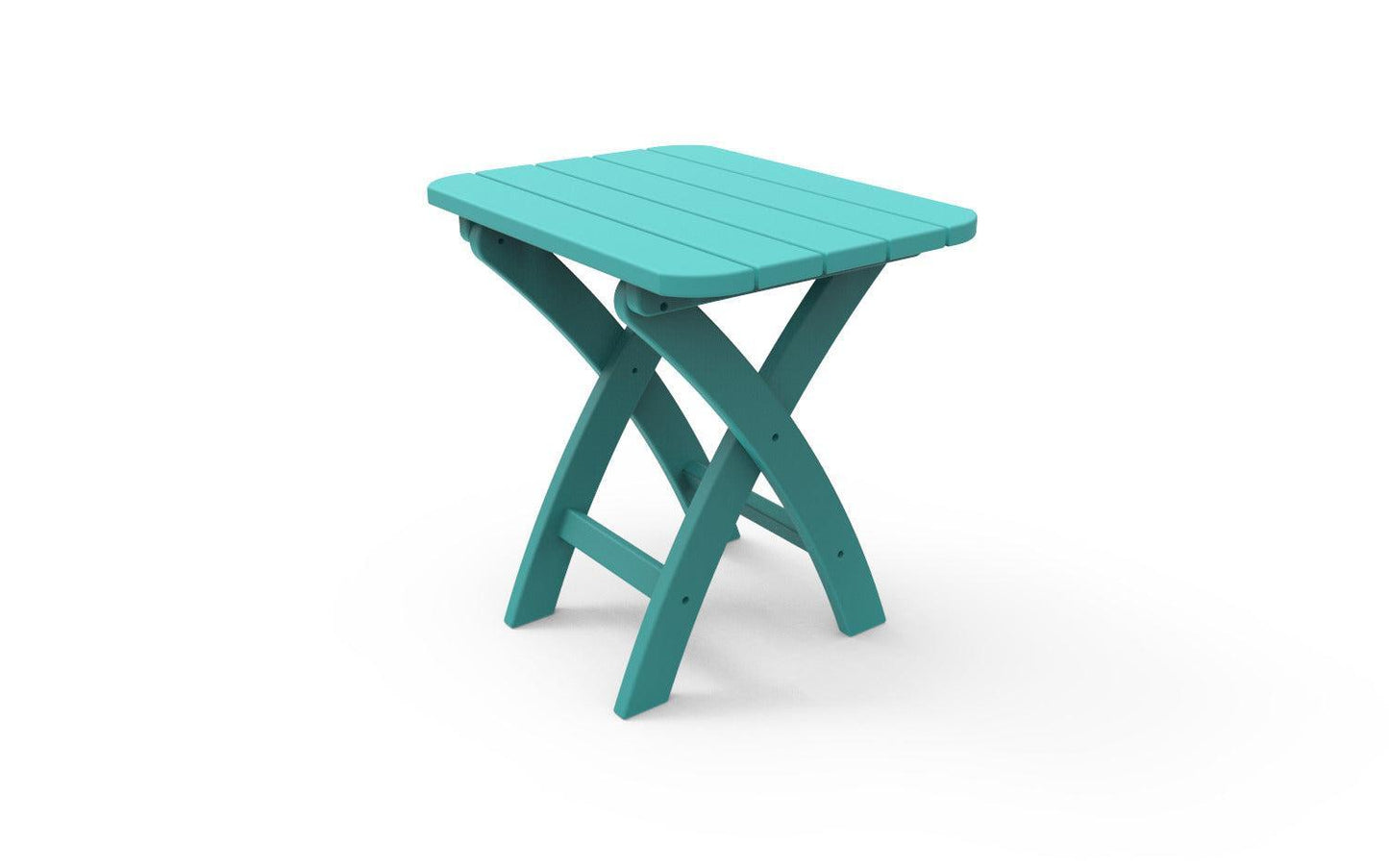 Seaside Casual Recycled Plastic Coastline Harbor View Folding Side Table