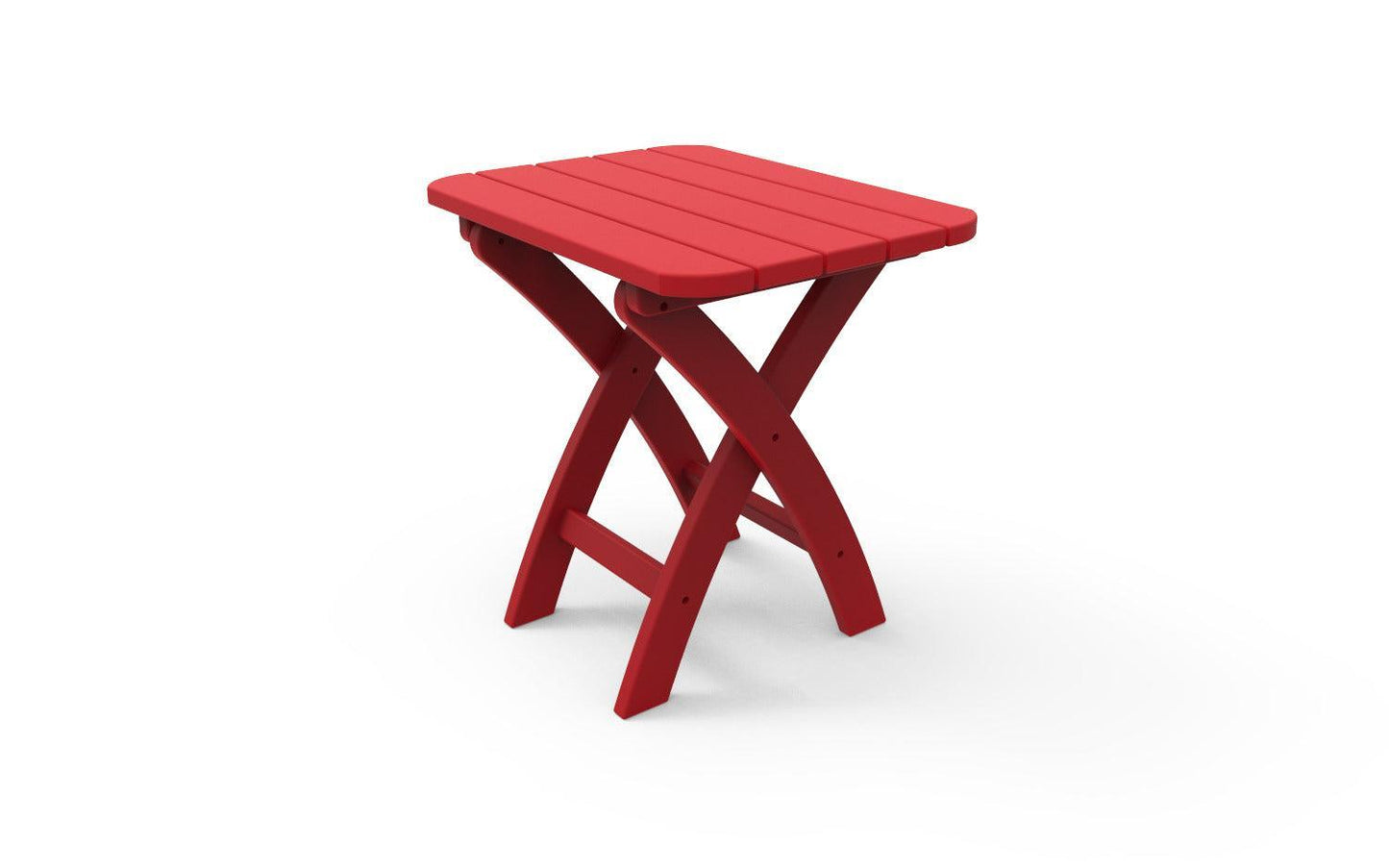 Seaside Casual Recycled Plastic Coastline Harbor View Folding Side Table