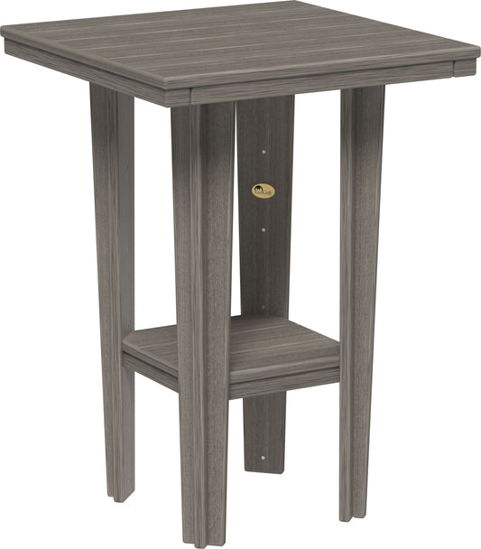 LuxCraft Recycled Plastic 30" Square Bistro Table (BAR HEIGHT)  - LEAD TIME TO SHIP 7 BUSINESS DAYS OR LESS