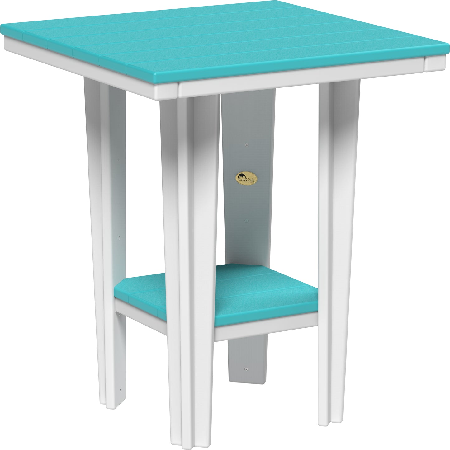 LuxCraft Recycled Plastic 30" Square Bistro Table (COUNTER HEIGHT) - LEAD TIME TO SHIP 7 BUSINESS DAYS OR LESS