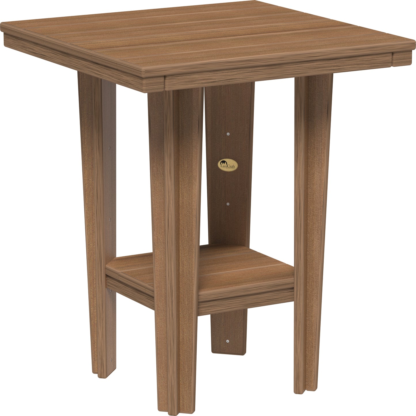 LuxCraft Recycled Plastic 30" Square Bistro Table (COUNTER HEIGHT) - LEAD TIME TO SHIP 7 BUSINESS DAYS OR LESS
