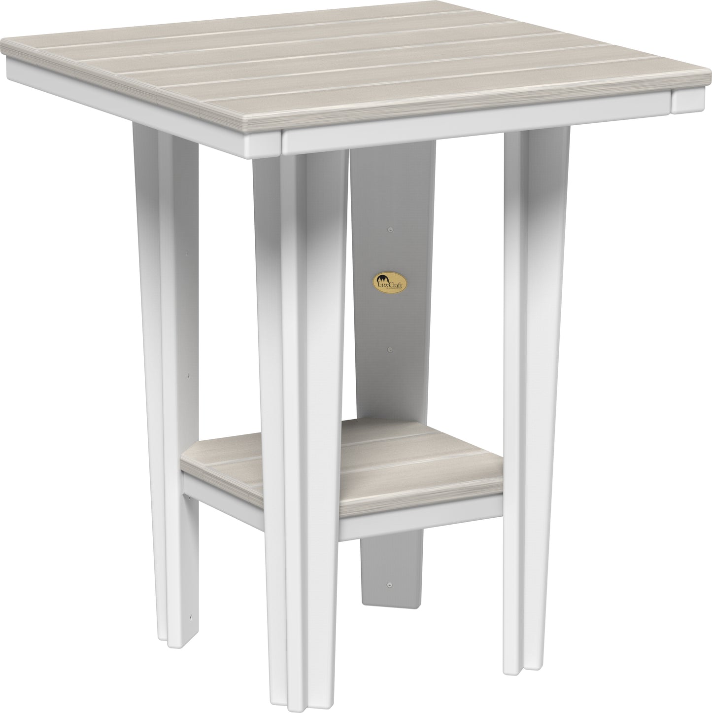LuxCraft Recycled Plastic 30" Square Bistro Table (COUNTER HEIGHT) - LEAD TIME TO SHIP 7 BUSINESS DAYS OR LESS