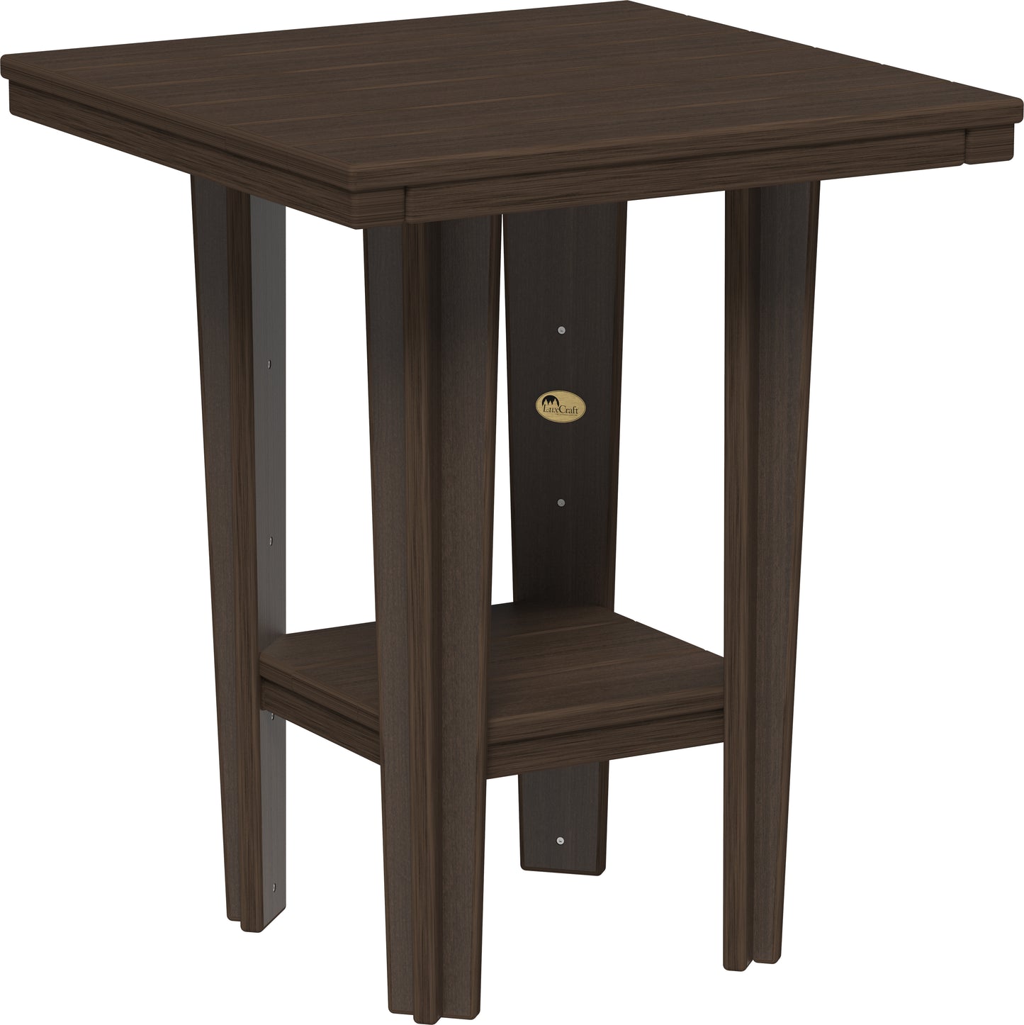 LuxCraft Recycled Plastic 30" Square Bistro Table (COUNTER HEIGHT) - LEAD TIME TO SHIP 7 BUSINESS DAYS OR LESS