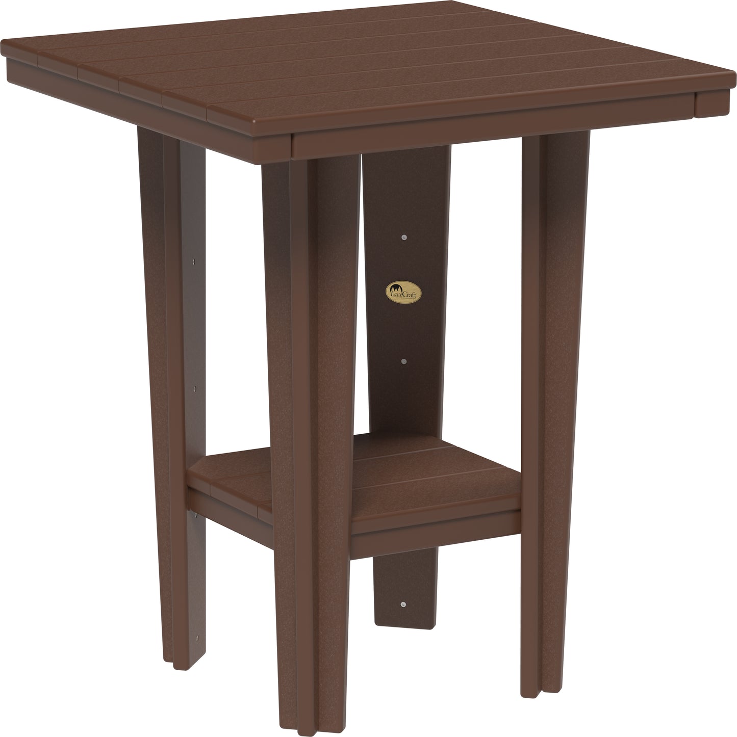 LuxCraft Recycled Plastic 30" Square Bistro Table (COUNTER HEIGHT) - LEAD TIME TO SHIP 7 BUSINESS DAYS OR LESS
