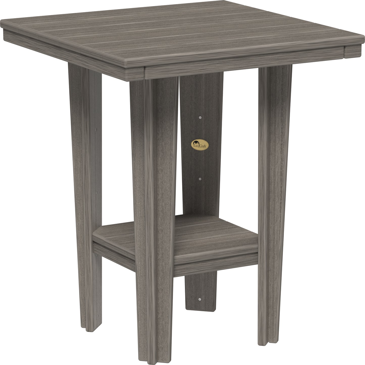 LuxCraft Recycled Plastic 30" Square Bistro Table (COUNTER HEIGHT) - LEAD TIME TO SHIP 7 BUSINESS DAYS OR LESS