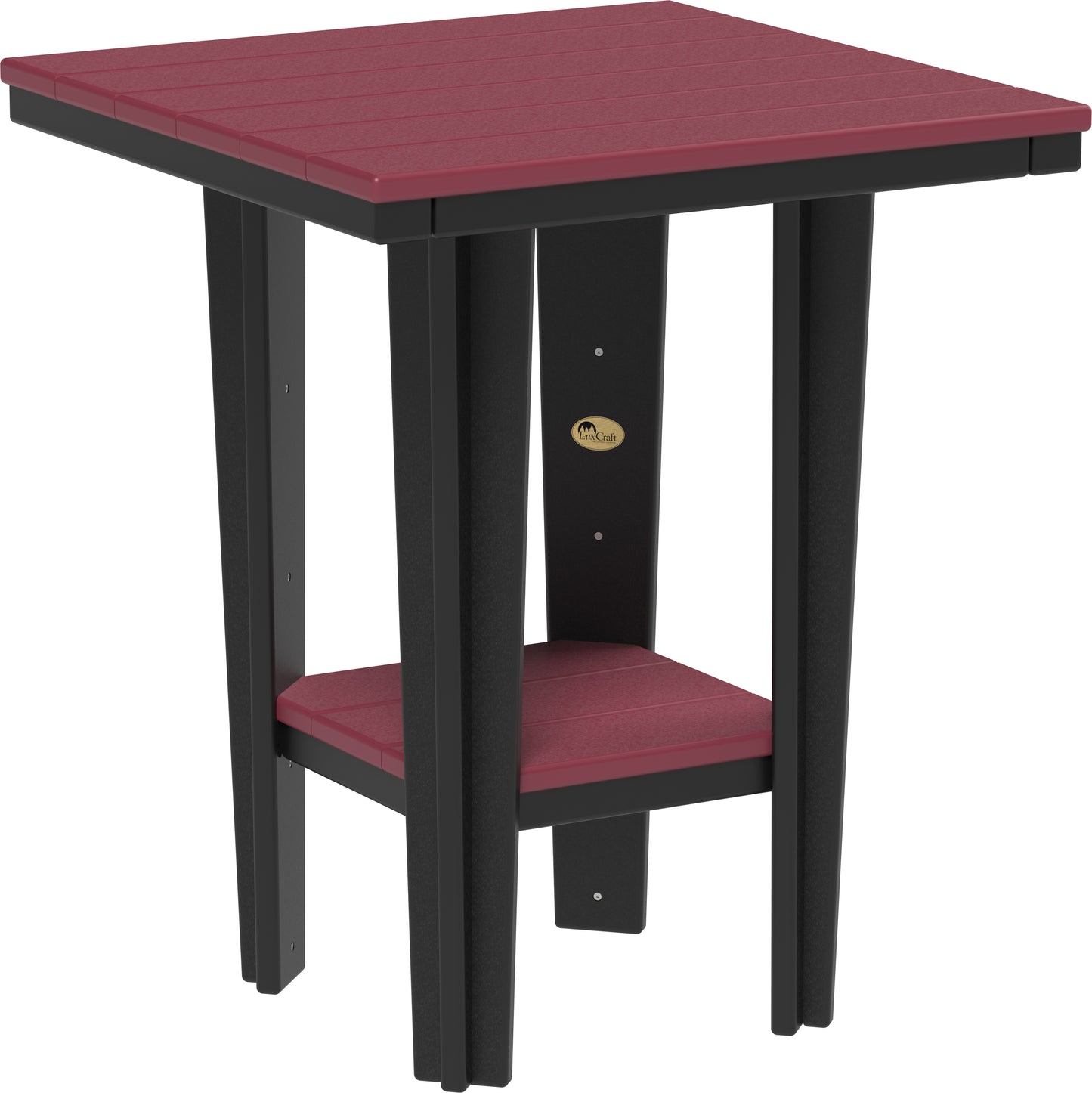 LuxCraft Recycled Plastic 30" Square Bistro Table (COUNTER HEIGHT) - LEAD TIME TO SHIP 7 BUSINESS DAYS OR LESS