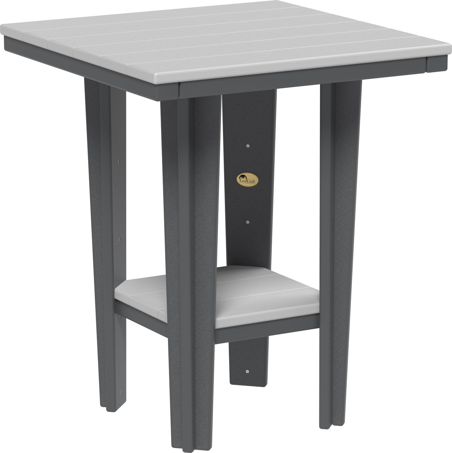 LuxCraft Recycled Plastic 30" Square Bistro Table (COUNTER HEIGHT) - LEAD TIME TO SHIP 7 BUSINESS DAYS OR LESS