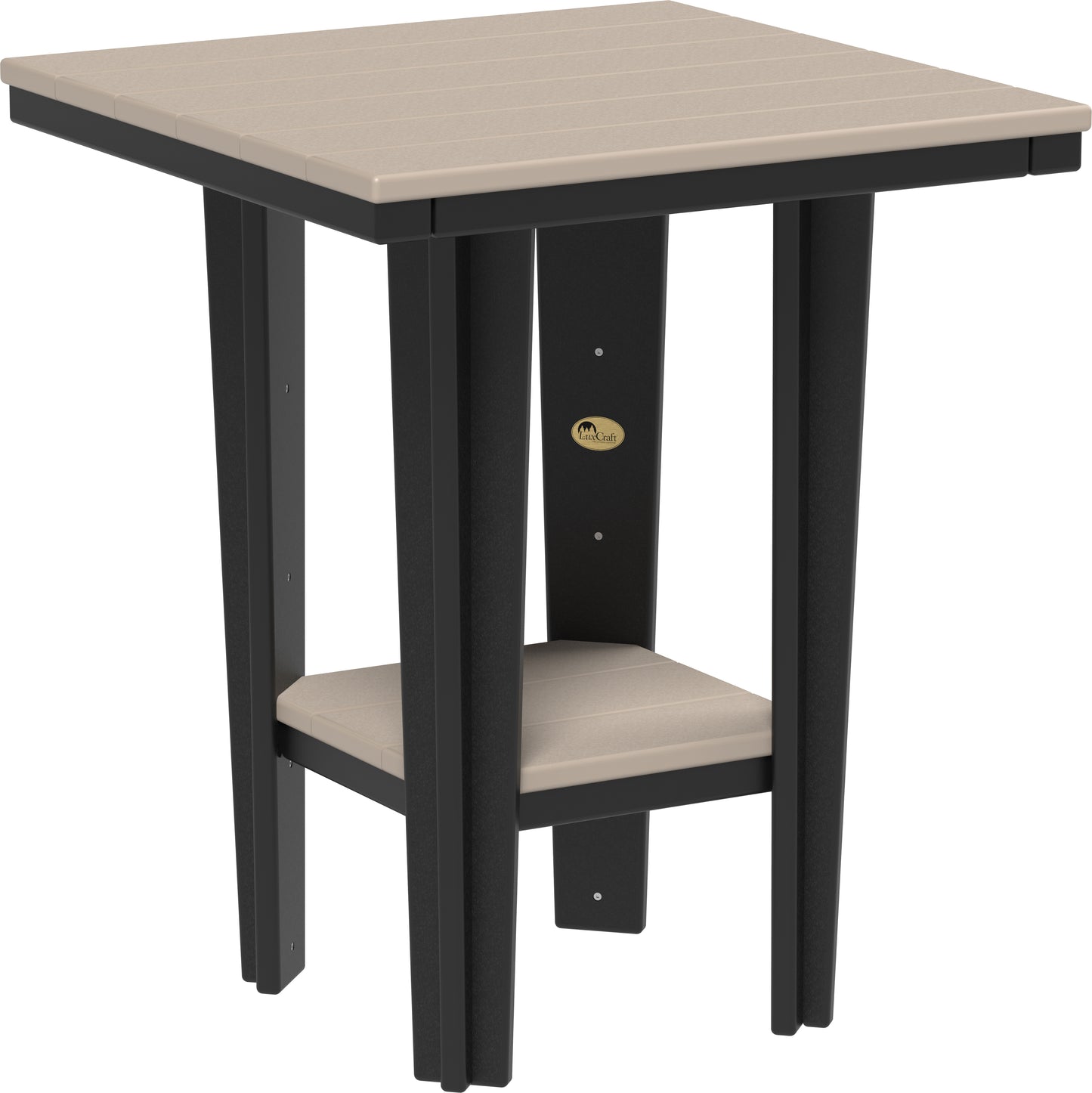 LuxCraft Recycled Plastic 30" Square Bistro Table (COUNTER HEIGHT) - LEAD TIME TO SHIP 7 BUSINESS DAYS OR LESS