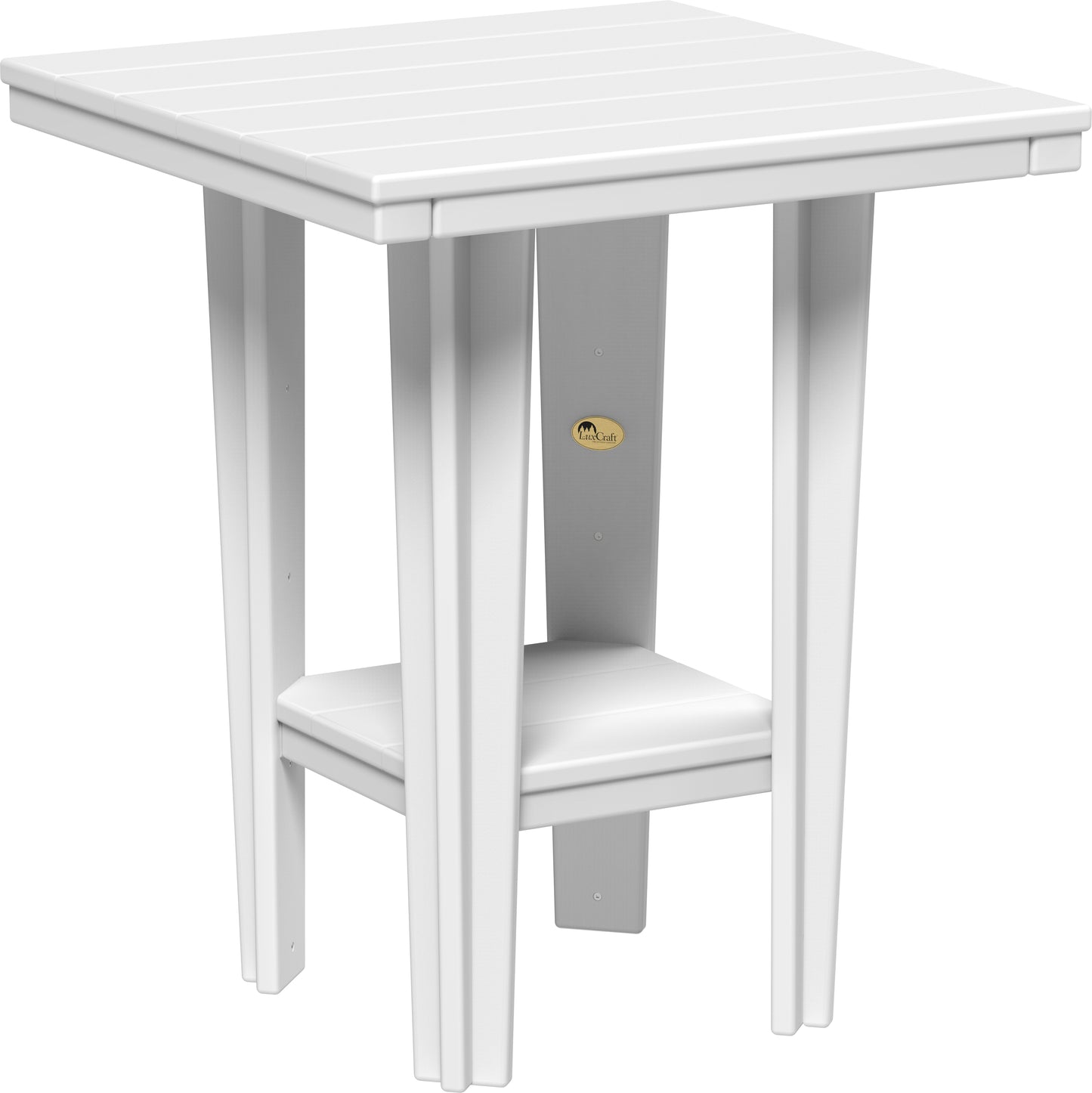 LuxCraft Recycled Plastic 30" Square Bistro Table (COUNTER HEIGHT) - LEAD TIME TO SHIP 7 BUSINESS DAYS OR LESS