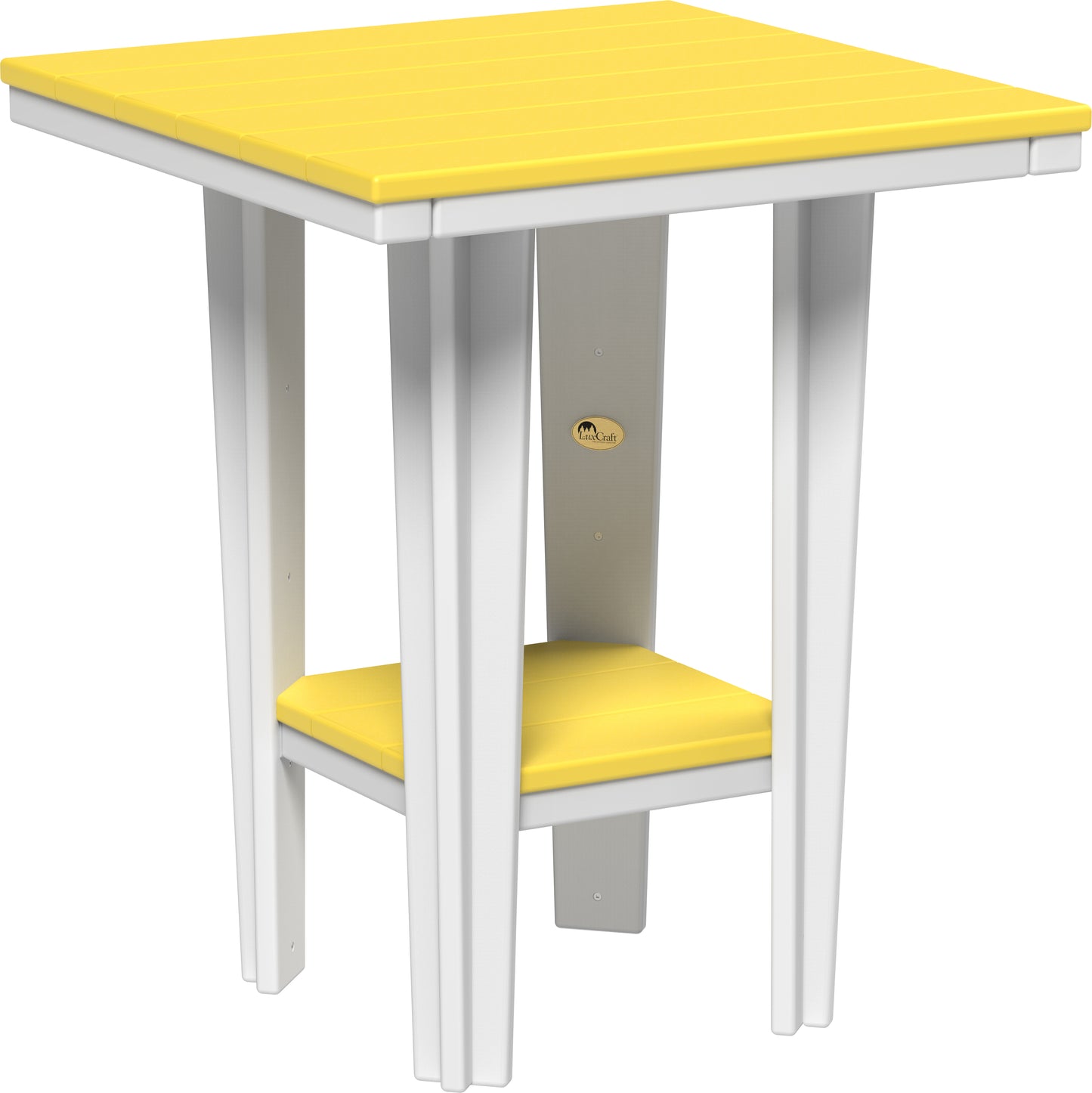 LuxCraft Recycled Plastic 30" Square Bistro Table (COUNTER HEIGHT) - LEAD TIME TO SHIP 7 BUSINESS DAYS OR LESS