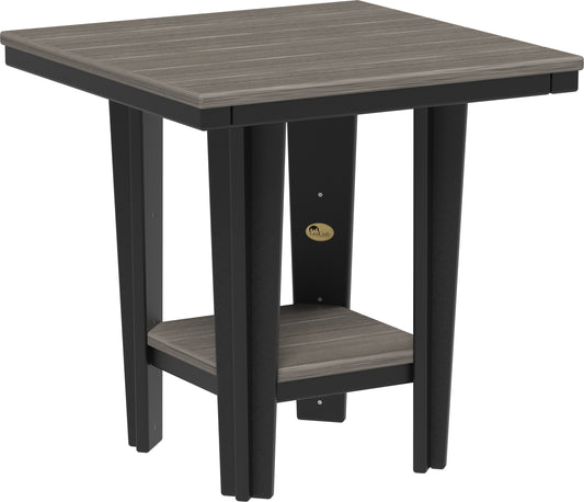 LuxCraft Recycled Plastic 30" Square Bistro Table (DINING HEIGHT) - LEAD TIME TO SHIP 7 BUSINESS DAYS OR LESS