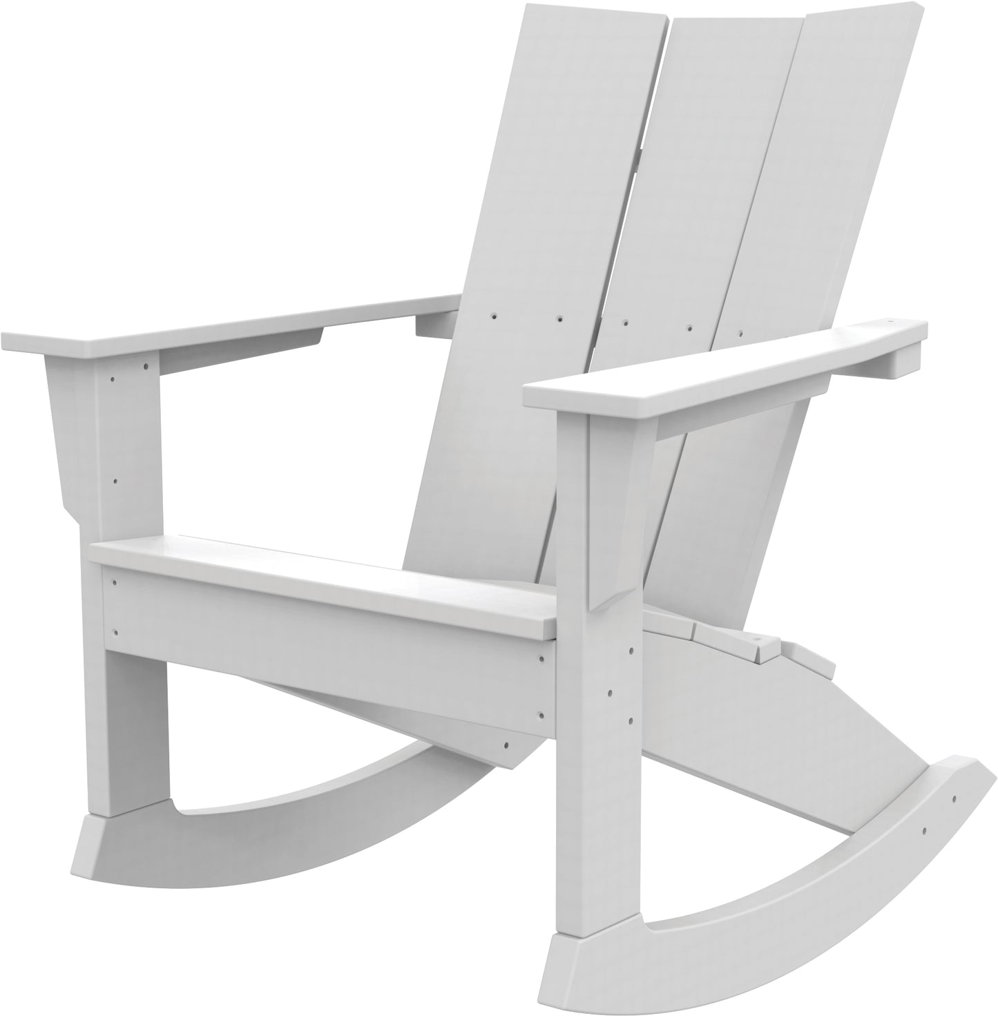 Seaside Casual Recycled Plastic Coastline Monterey Adirondack Rocking Chair - LEAD TIME TO SHIP 2 TO 4 WEEKS