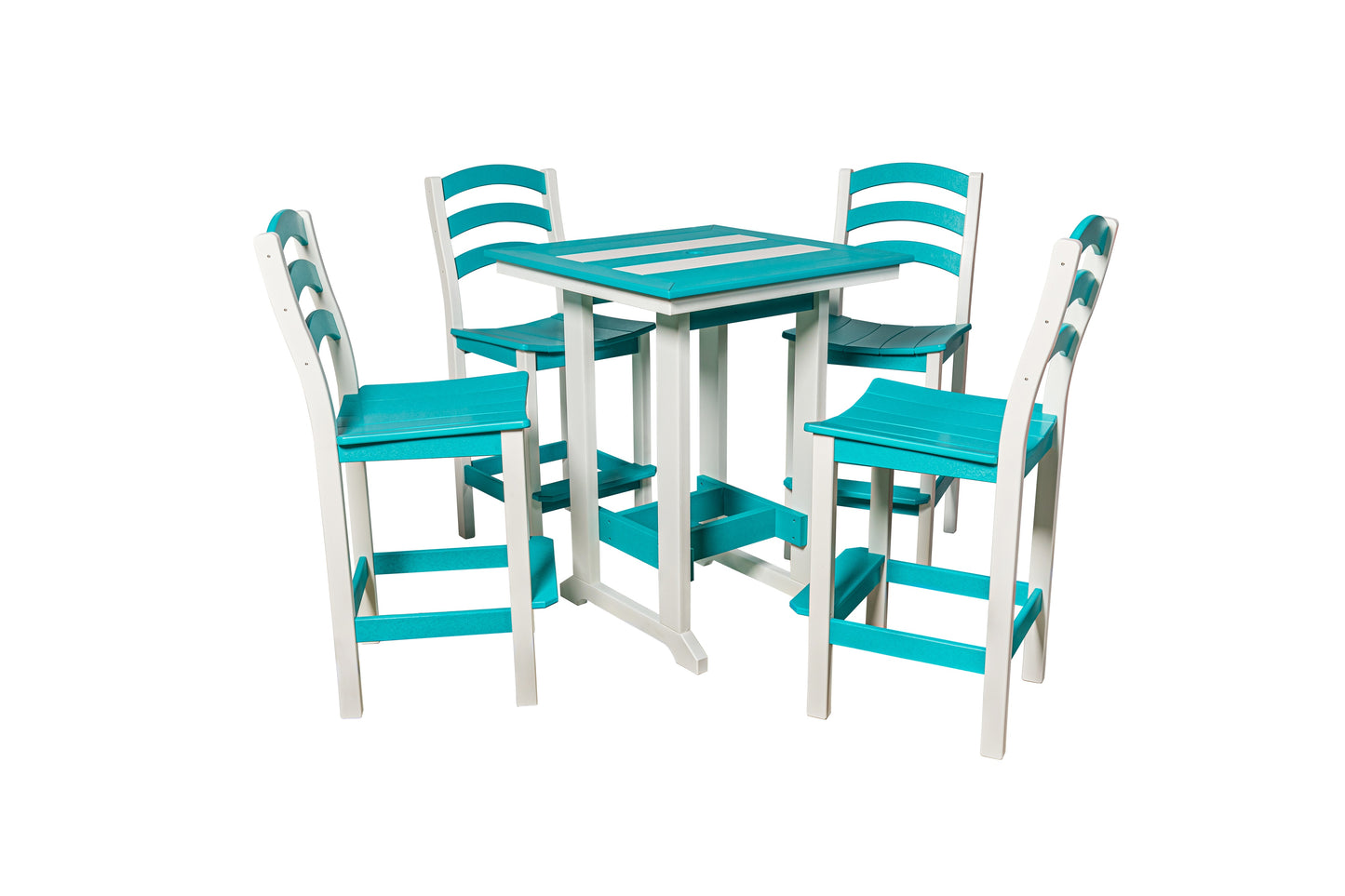 Beaver Dam Woodworks 32"x32" Seabreak Bar Table (BAR HEIGHT) - LEAD TIME TO SHIP 4 WEEKS OR LESS