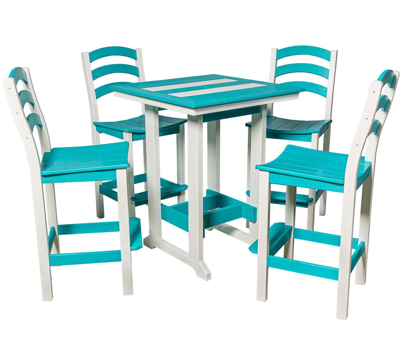 Beaver Dam Outdoor 36"x 36" Seabreak Bar Table - (BAR HEIGHT) - LEAD TIME TO SHIP 8 WEEKS OR LESS