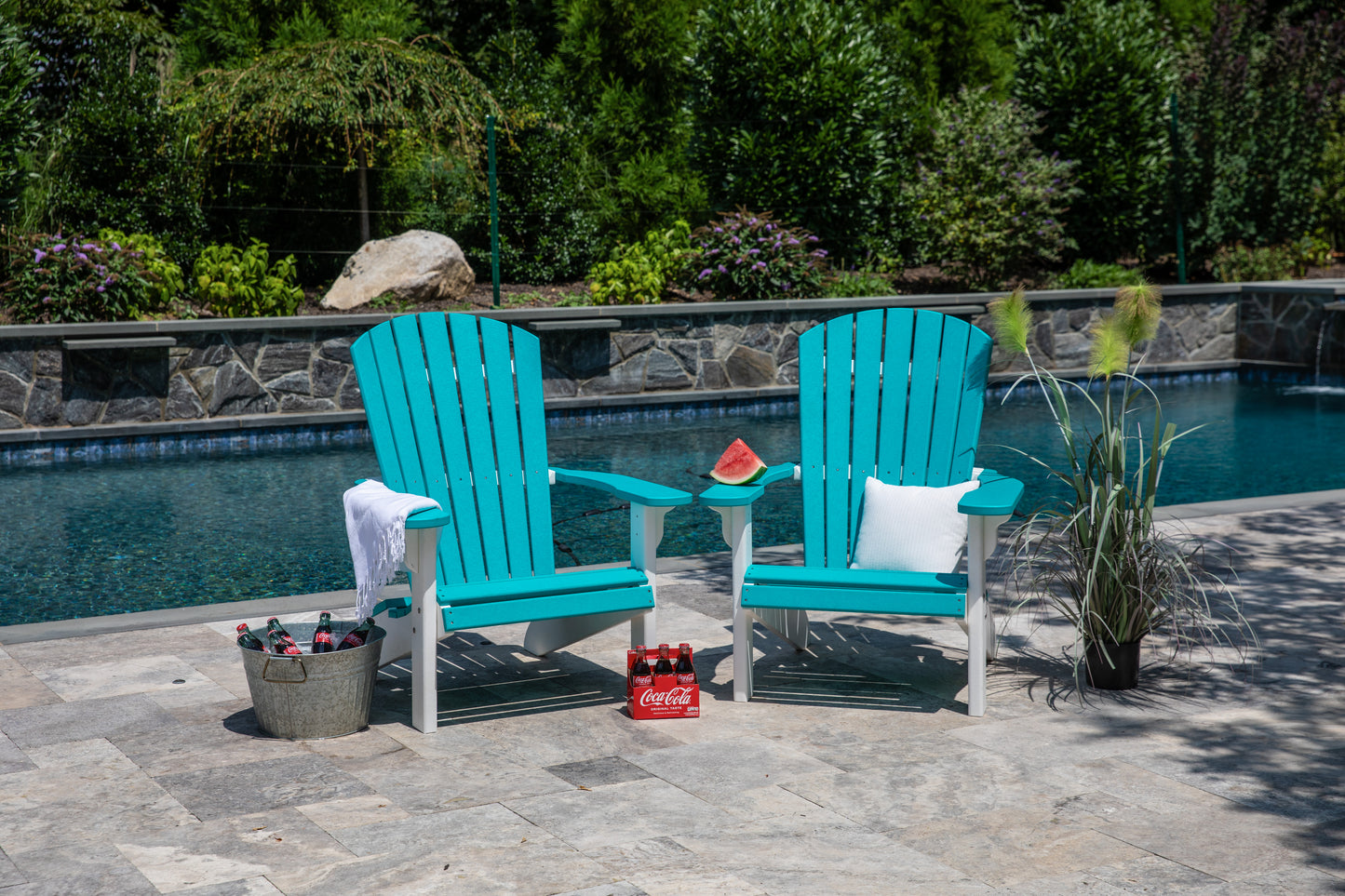 Leisure Lawns Amish Made Recycled Plastic Fan-Back Adirondack Chair Model #360 - LEAD TIME TO SHIP 4 WEEKS