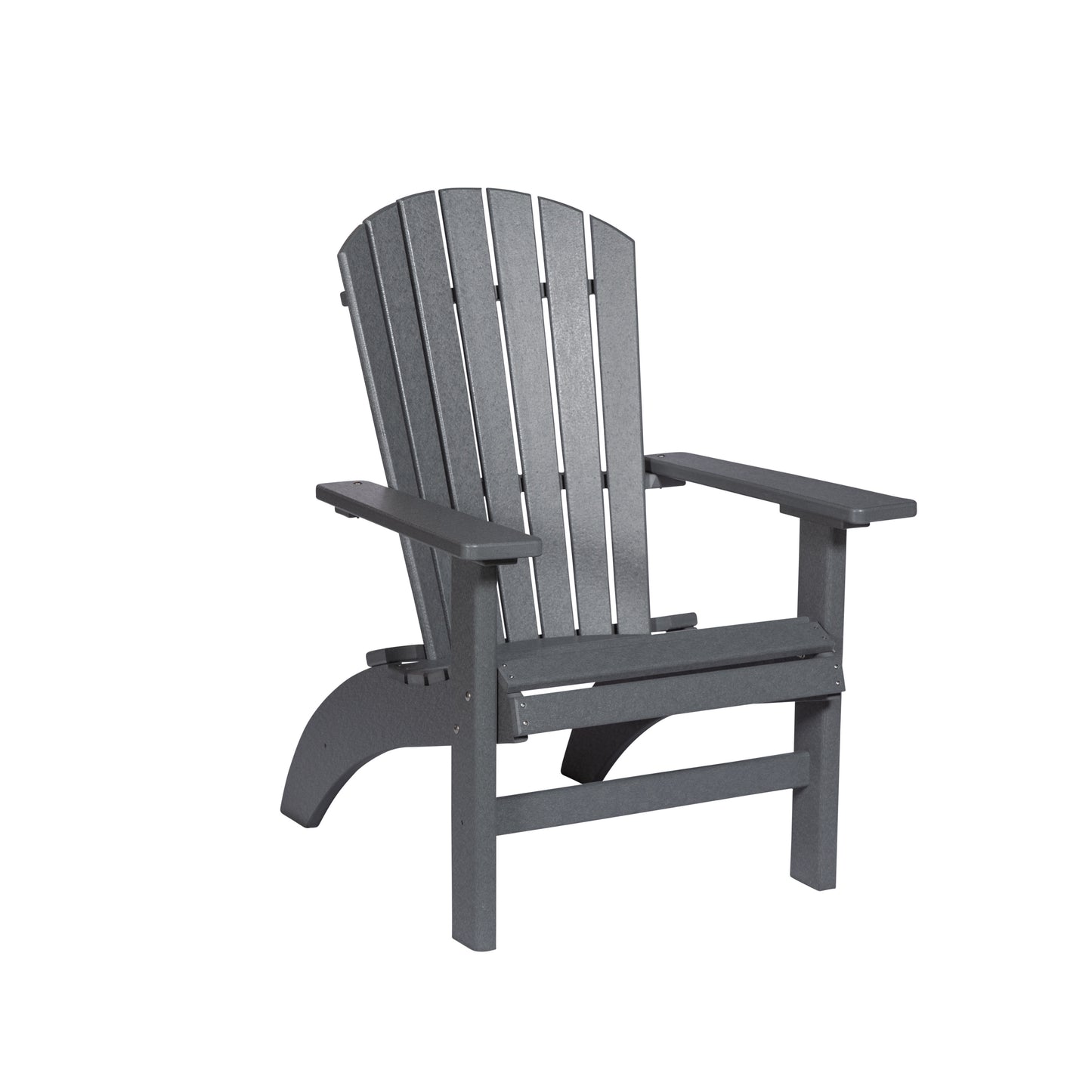 Leisure Lawns Amish MadePoly Fan-Back Deluxe Upright Adirondack Chair with Elevated Seat Height Model #380 - LEAD TIME TO SHIP 4 WEEKS