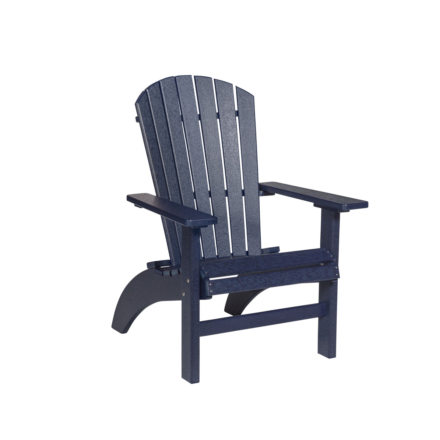 Leisure Lawns Amish MadePoly Fan-Back Deluxe Upright Adirondack Chair with Elevated Seat Height Model #380 - LEAD TIME TO SHIP 4 WEEKS