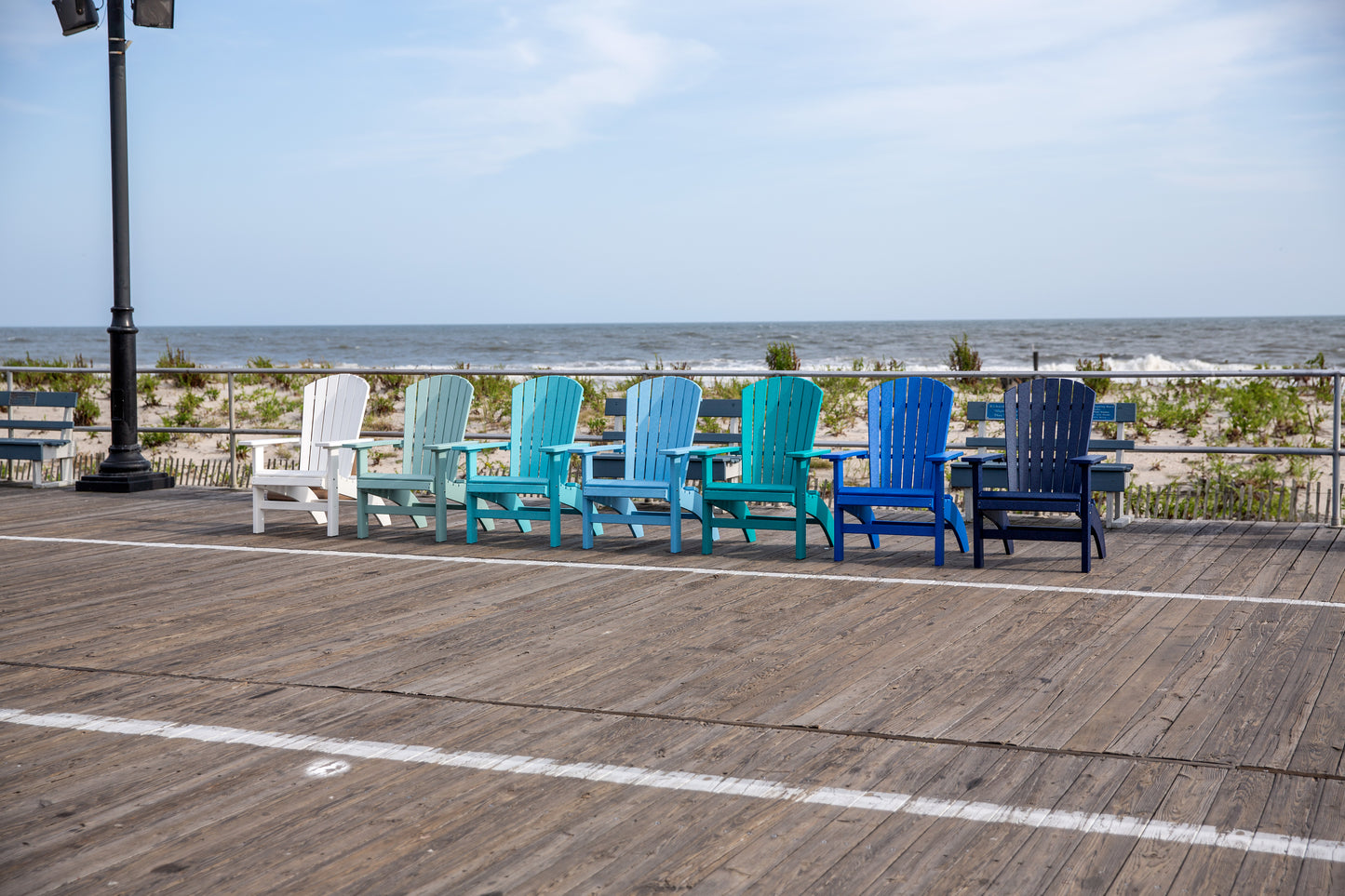 Leisure Lawns Amish MadePoly Fan-Back Deluxe Upright Adirondack Chair with Elevated Seat Height Model #380 - LEAD TIME TO SHIP 4 WEEKS