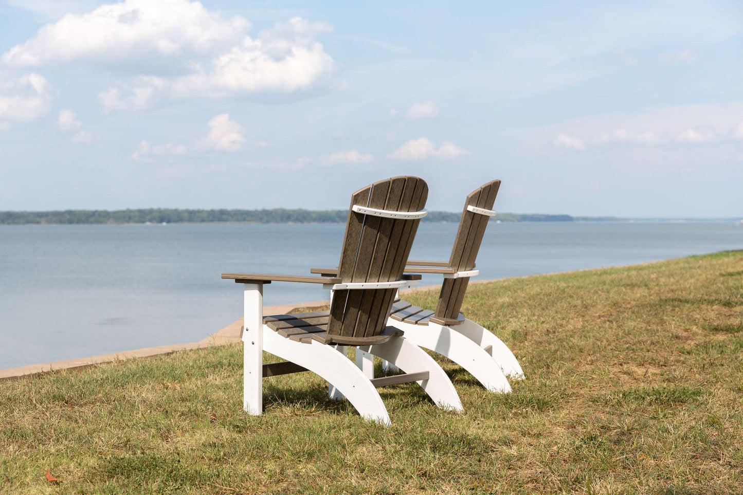 Leisure Lawns Amish Made Recycled Plastic Settee (Fan-Back) Model #202 - LEAD TIME TO SHIP 4 WEEKS