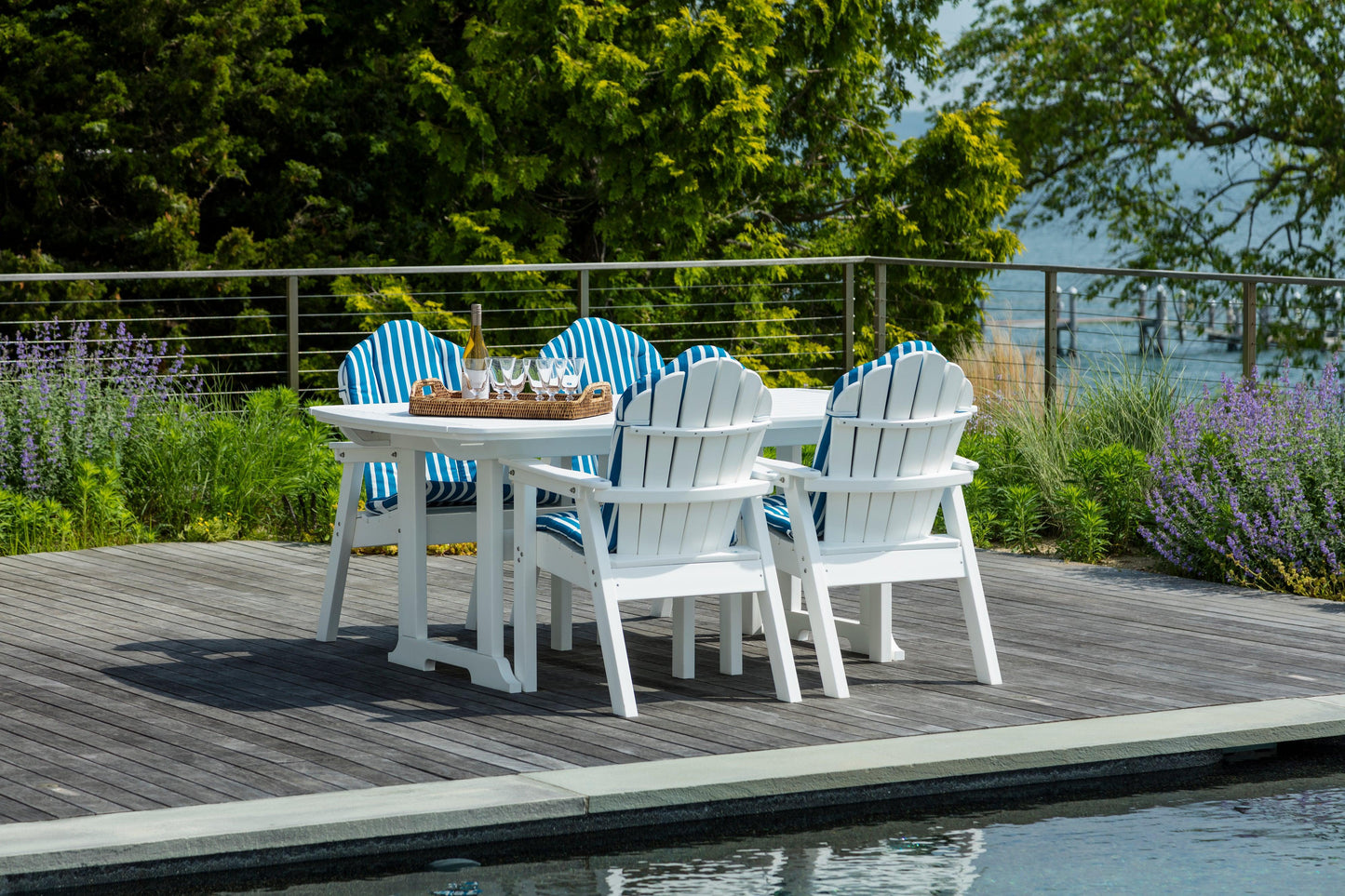 Seaside Casual Recycled Plastic Adirondack Classic Dining Chair - LEAD TIME TO SHIP 2 TO 4 WEEKS