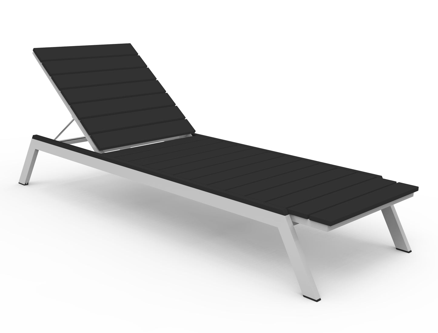 Seaside Casual Recycled Plastic MAD Chaise Slatted- LEAD TIME TO SHIP 2 TO 4 WEEKS