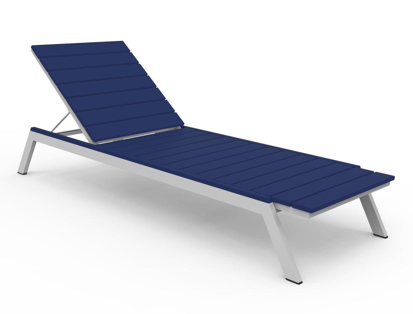 Seaside Casual Recycled Plastic MAD Chaise Slatted- LEAD TIME TO SHIP 2 TO 4 WEEKS