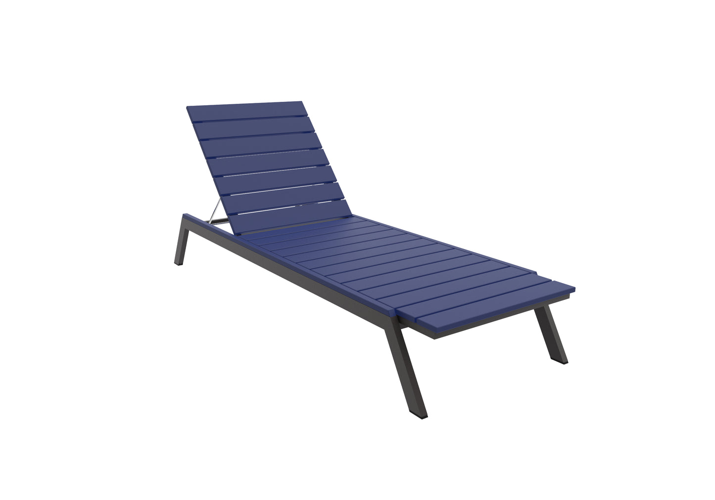 Seaside Casual Recycled Plastic MAD Chaise Slatted- LEAD TIME TO SHIP 2 TO 4 WEEKS