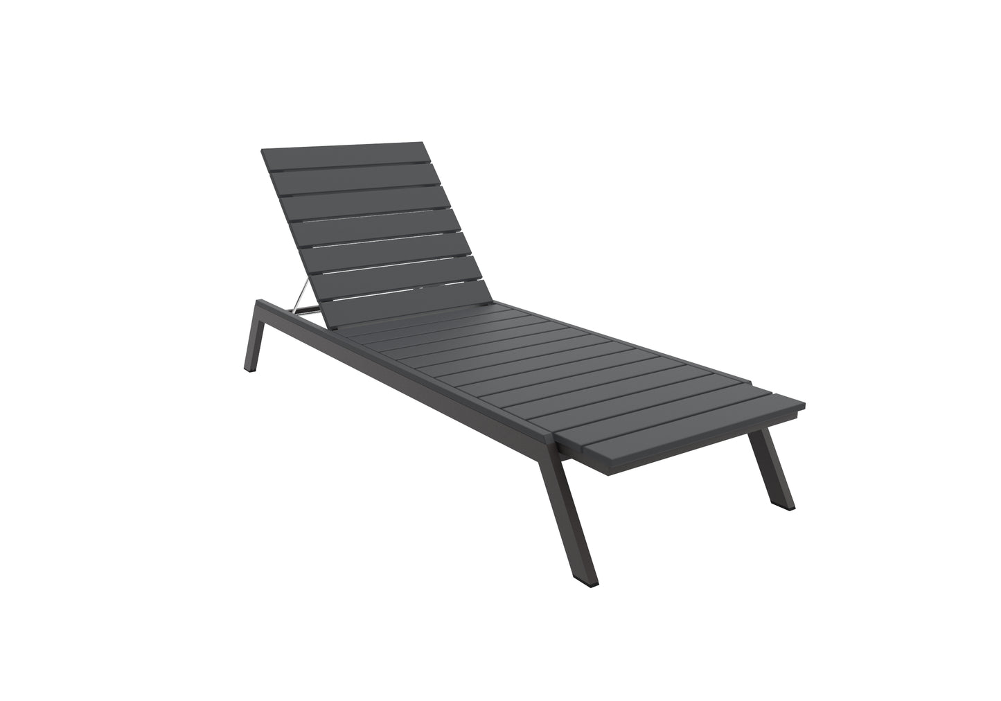 Seaside Casual Recycled Plastic MAD Chaise Slatted- LEAD TIME TO SHIP 2 TO 4 WEEKS
