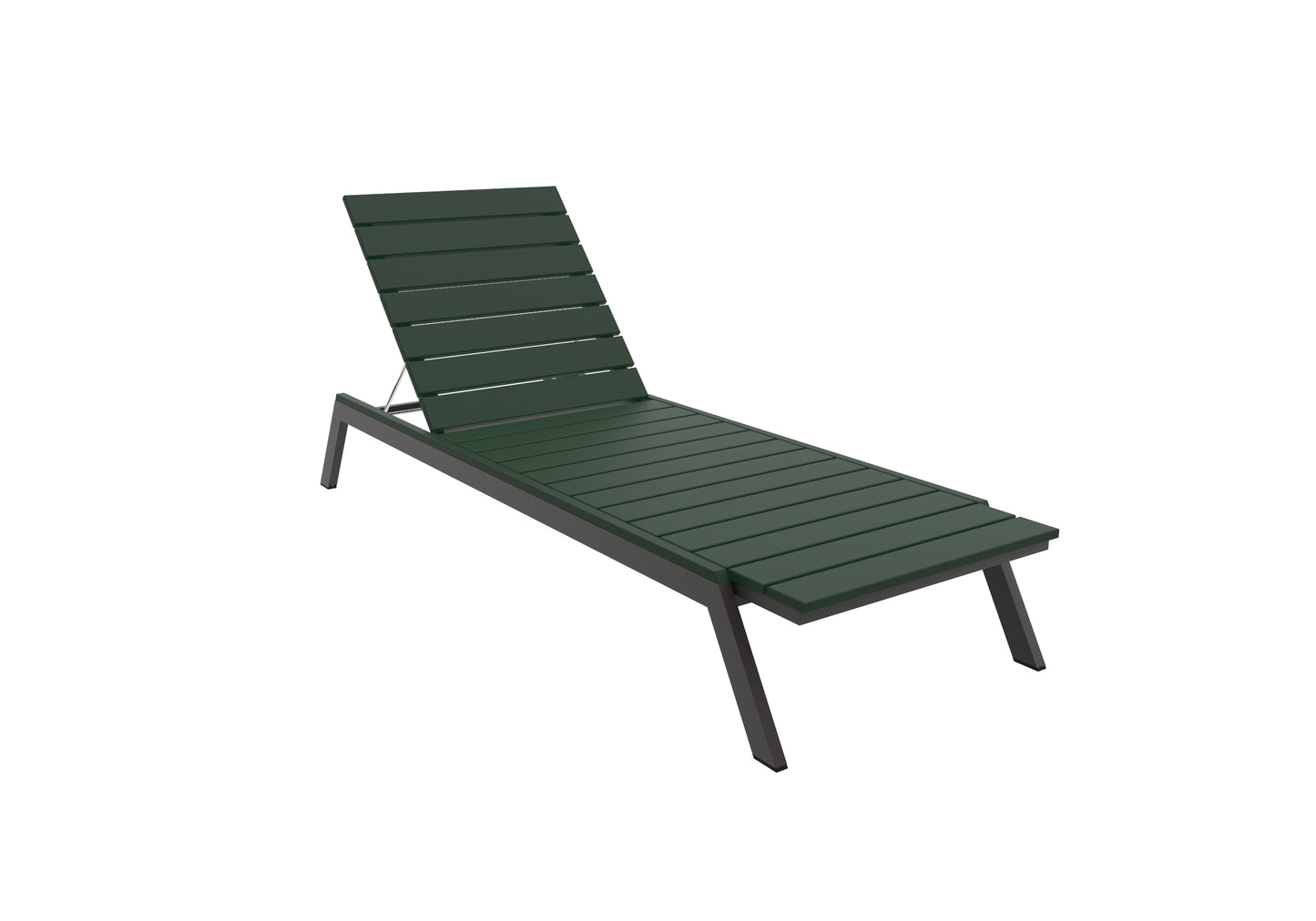 Seaside Casual Recycled Plastic MAD Chaise Slatted- LEAD TIME TO SHIP 2 TO 4 WEEKS