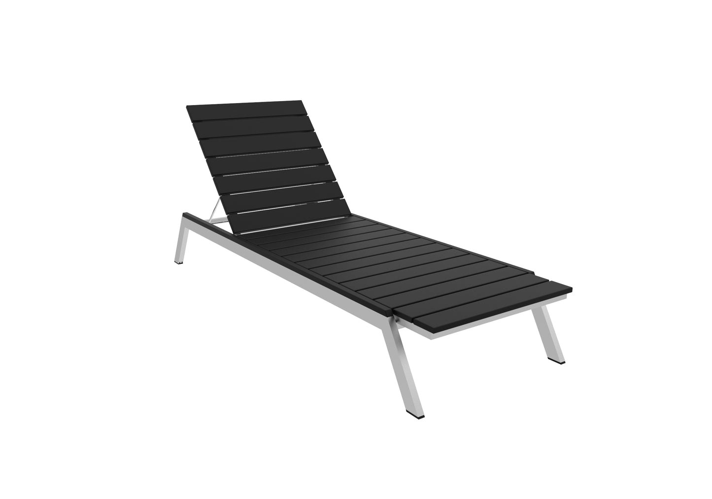 Seaside Casual Recycled Plastic MAD Chaise Slatted- LEAD TIME TO SHIP 2 TO 4 WEEKS