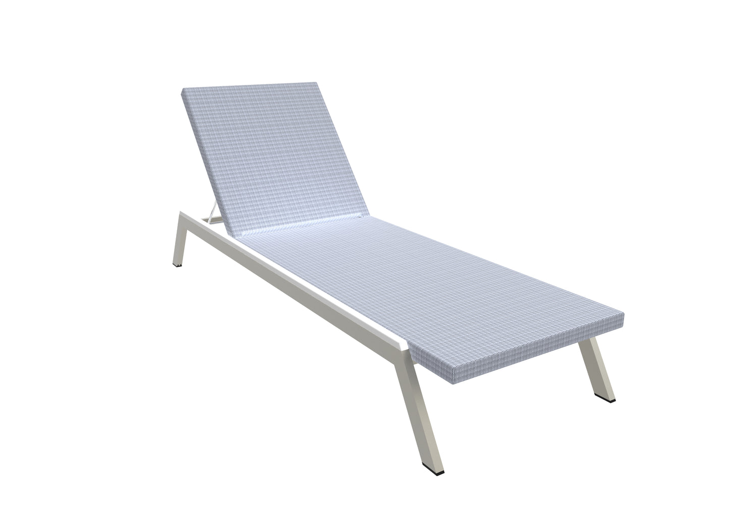 Seaside Casual Recycled Plastic MAD Chaise (WOVEN) - LEAD TIME TO SHIP 2 TO 4 WEEKS