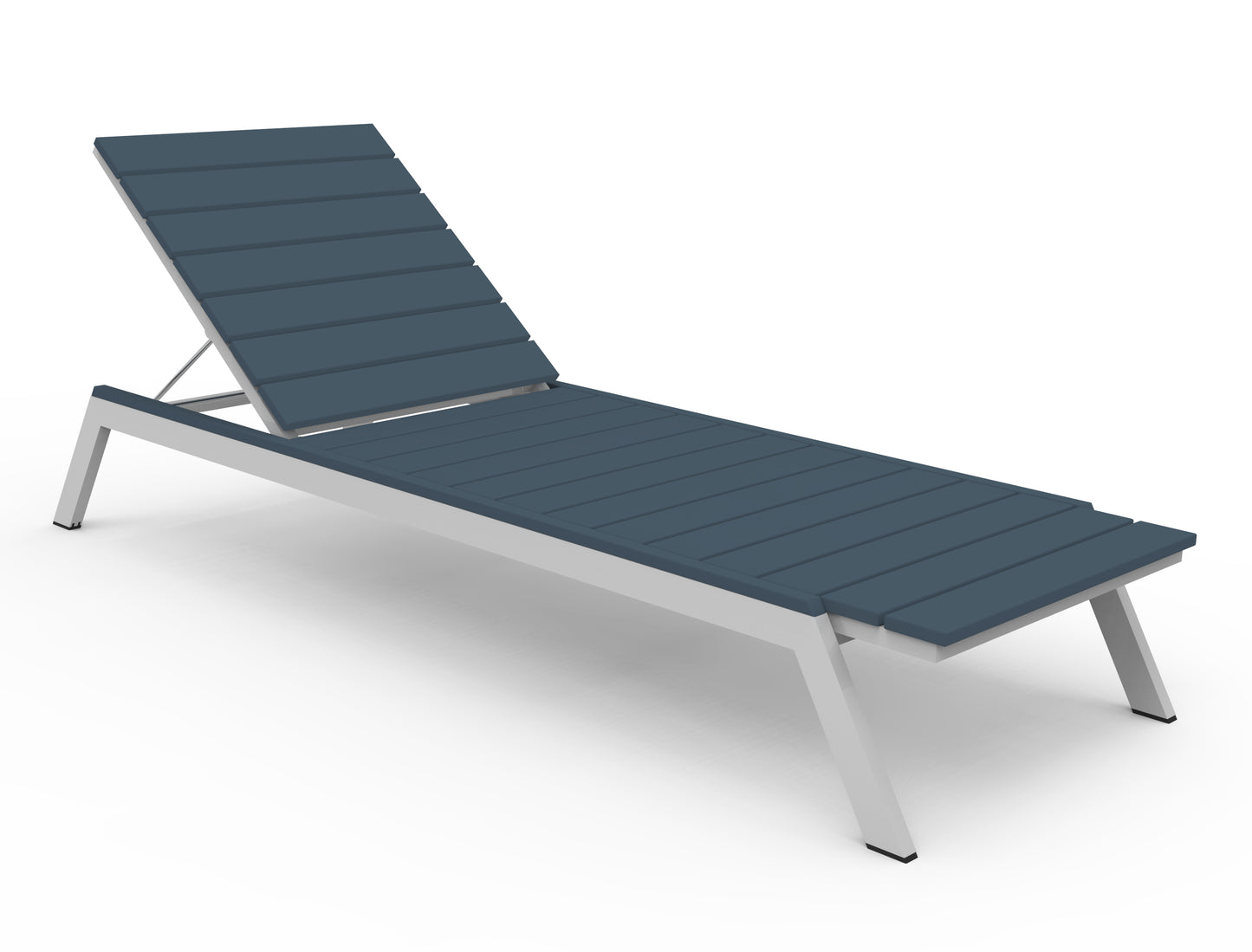 Seaside Casual Recycled Plastic MAD Chaise Slatted- LEAD TIME TO SHIP 2 TO 4 WEEKS