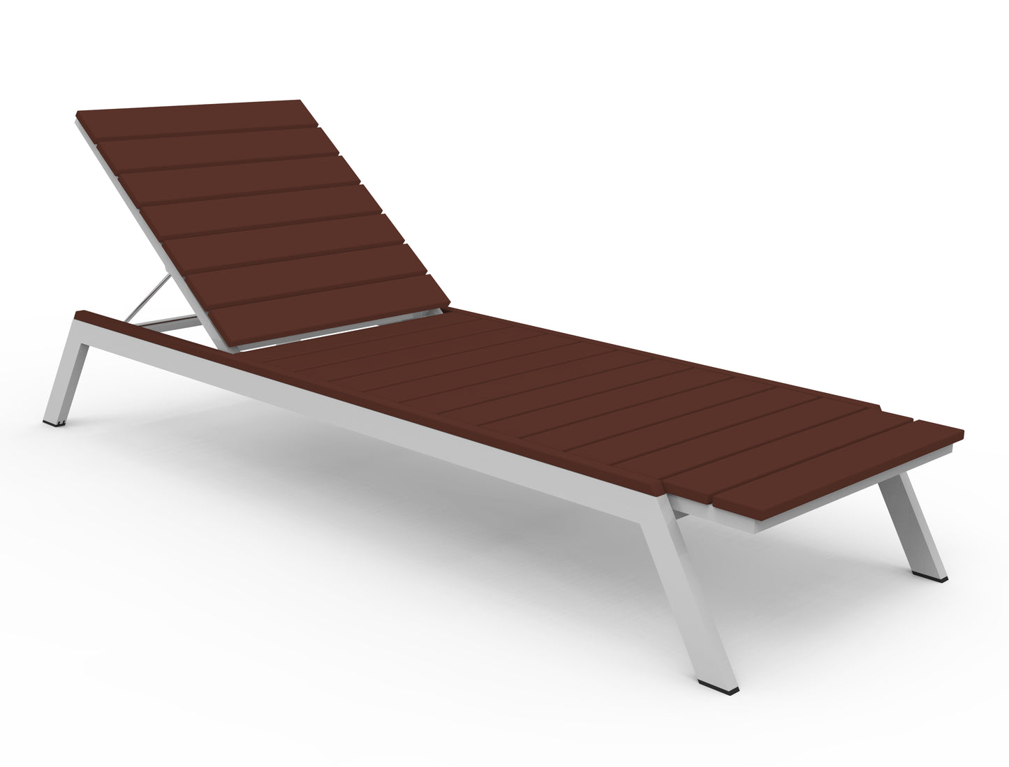 Seaside Casual Recycled Plastic MAD Chaise Slatted- LEAD TIME TO SHIP 2 TO 4 WEEKS