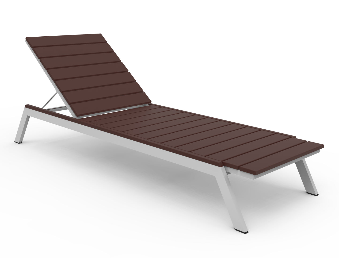 Seaside Casual Recycled Plastic MAD Chaise Slatted- LEAD TIME TO SHIP 2 TO 4 WEEKS