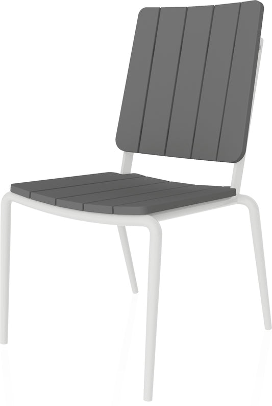 Seaside Casual Recycled Plastic HIP Stackable Dining Side Chair - LEAD TIME TO SHIP 2 TO 4 WEEKS