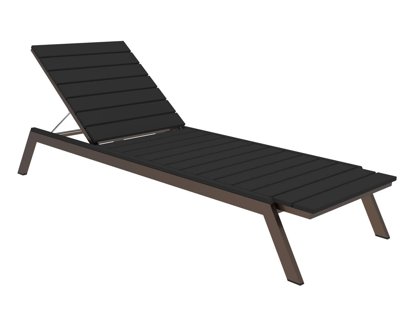 Seaside Casual Recycled Plastic MAD Chaise Slatted- LEAD TIME TO SHIP 2 TO 4 WEEKS