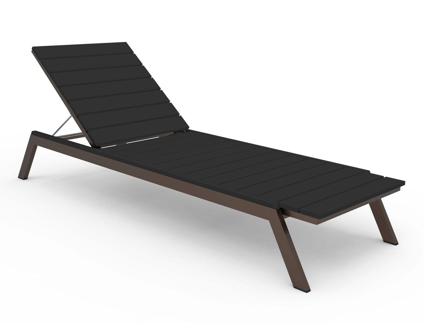 Seaside Casual Recycled Plastic MAD Chaise Slatted- LEAD TIME TO SHIP 2 TO 4 WEEKS