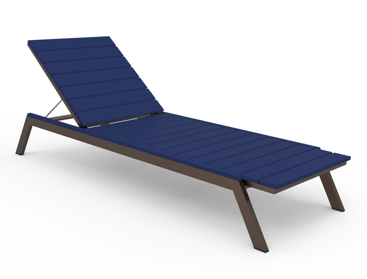 Seaside Casual Recycled Plastic MAD Chaise Slatted- LEAD TIME TO SHIP 2 TO 4 WEEKS