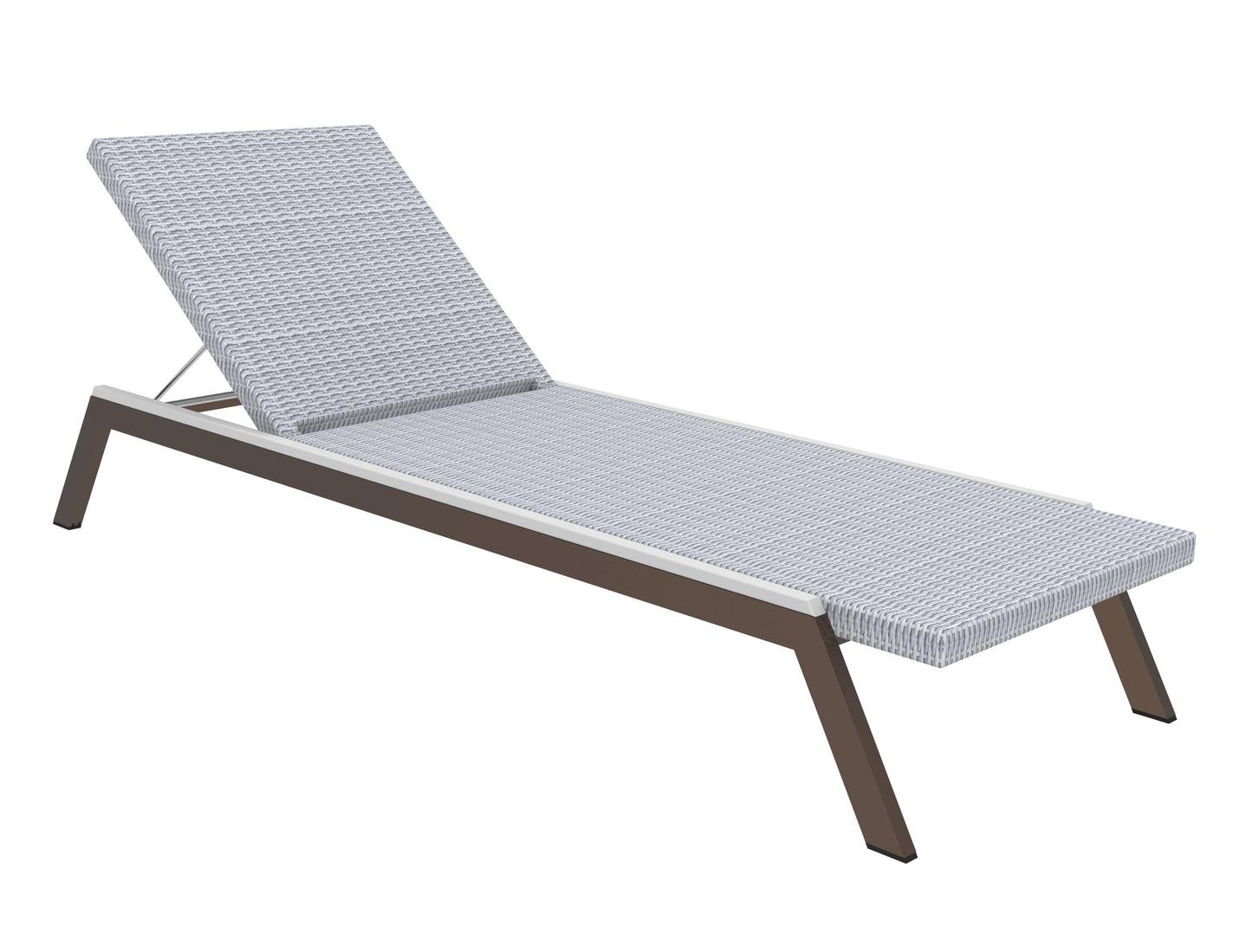 Seaside Casual Recycled Plastic MAD Chaise (WOVEN) - LEAD TIME TO SHIP 2 TO 4 WEEKS