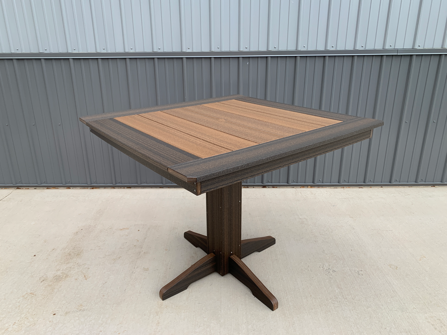 Bryton Park Poly Furniture Recycled Plastic 44" Square Table (Counter Height) - LEAD TIME TO SHIP 10 BUSINESS DAYS