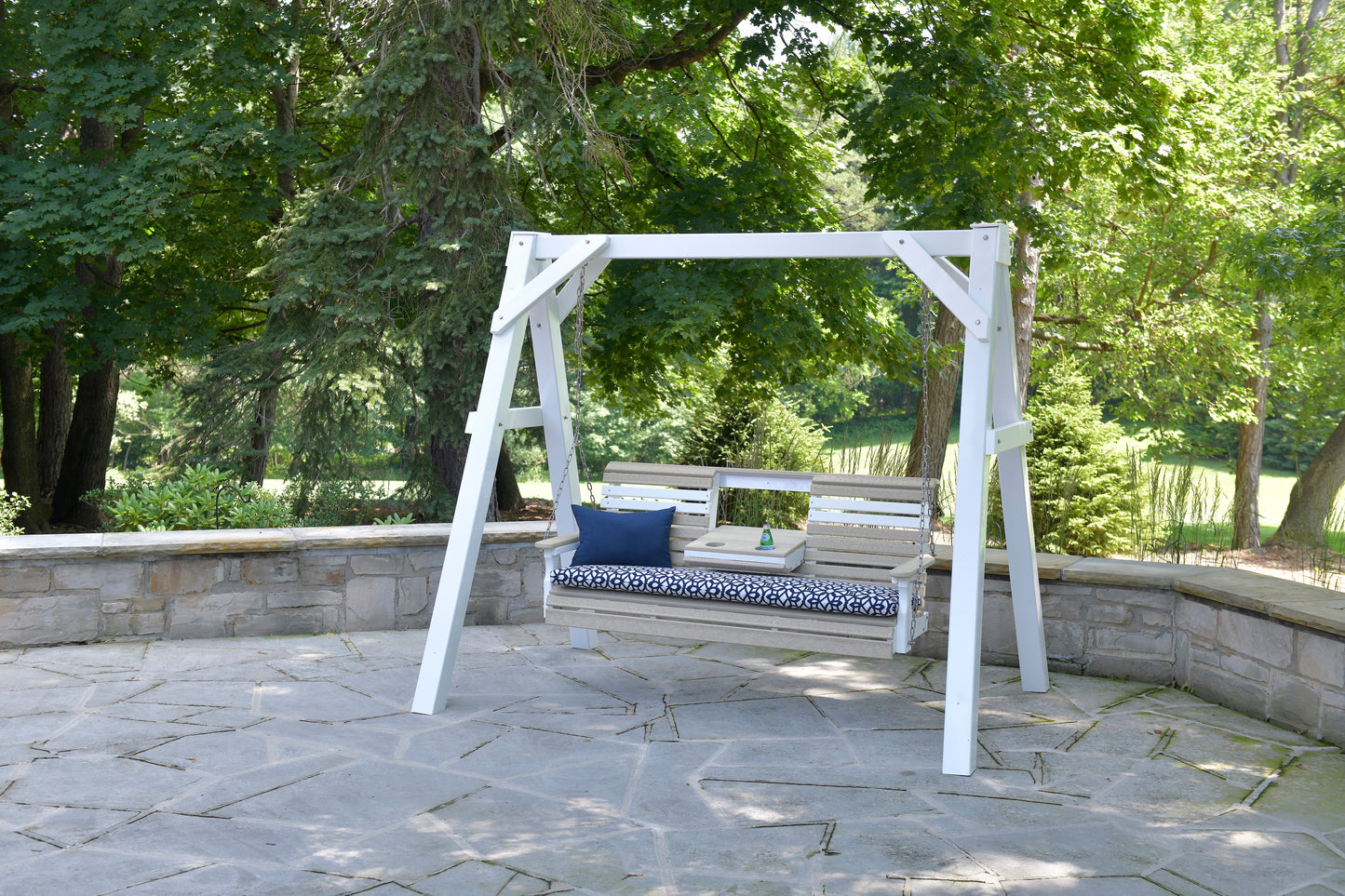 LuxCraft  A-Frame Vinyl Swing Stand (SWING SOLD SEPARATELY) - LEAD TIME TO SHIP 3 TO 4 WEEKS