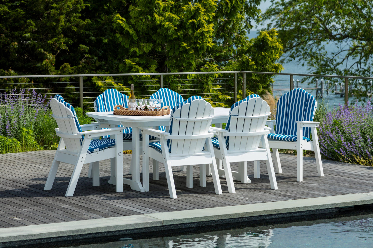 Seaside Casual Recycled Plastic Adirondack Classic Dining Chair - LEAD TIME TO SHIP 2 TO 4 WEEKS