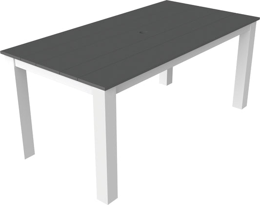 Seaside Casual Recycled Plastic Greenwich Dining Table 35" x 70" - LEAD TIME TO SHIP 2 TO 4 WEEKS