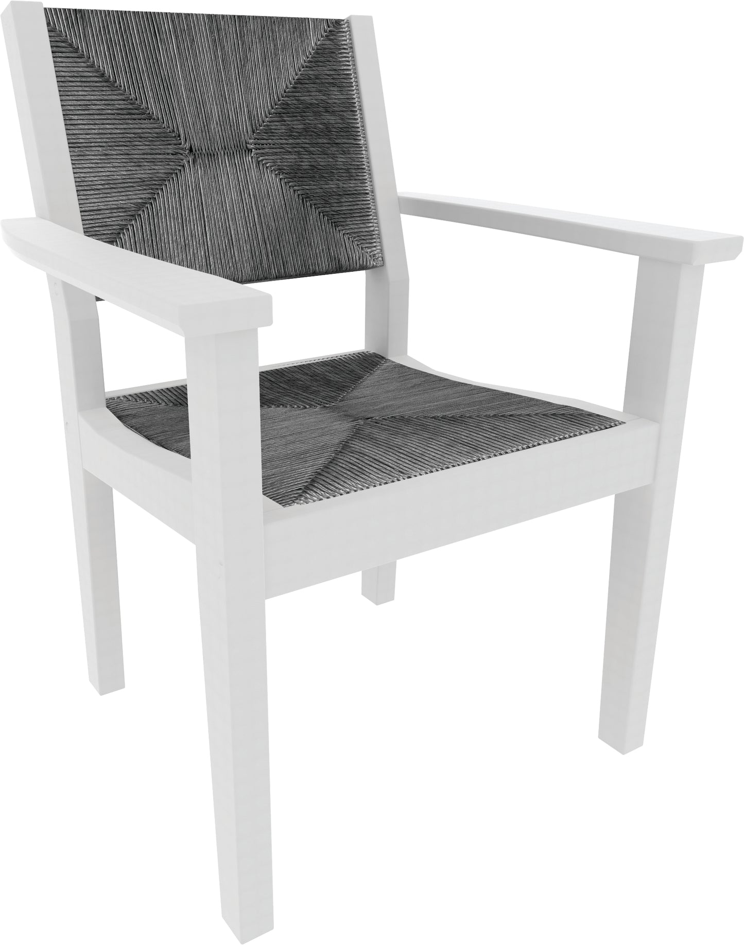Seaside Casual Recycled Plastic Greenwich Dining Arm Chair (WOVEN) - LEAD TIME TO SHIP 2 TO 4 WEEKS Regular price