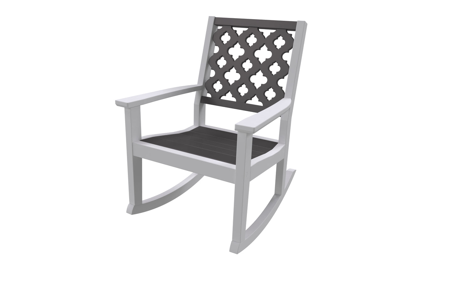 Seaside Casual Recycled Plastic Greenwich Rocking Chair Provencal - LEAD TIME TO SHIP 2 TO 4 WEEKS